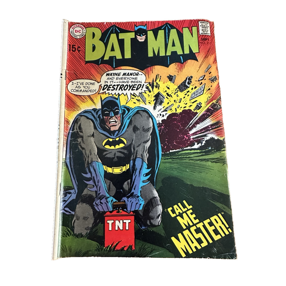 DC Comics, Batman, #215 / .15 issues 1969, Call Me Master.... Good VINTAGE